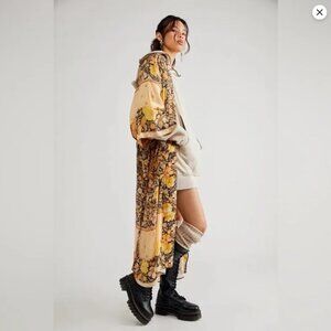 Free People x Spell Hibiscus Lane Maxi Kimono